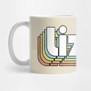 Lizzo - Retro Rainbow Letters Mug